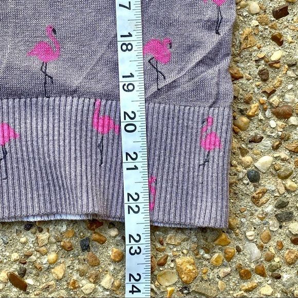 Torrid Flamingo Novelty Light Knit Sweater Size 1X 1 - Picture 4 of 11
